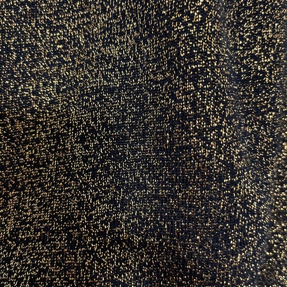 Vintage Golden Glitter Sweater with beaded ornaments - Picture 5 of 5